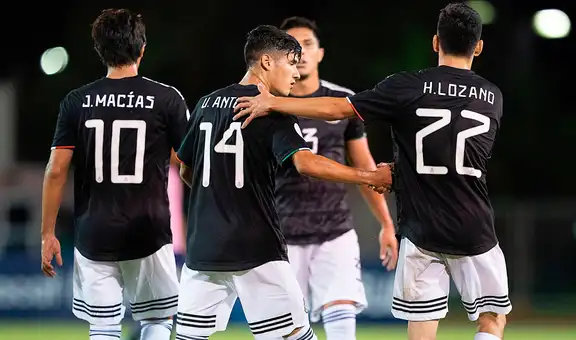 México humilló a Bermudas en su estreno en el Grupo B de la Liga de Naciones de Concacaf
