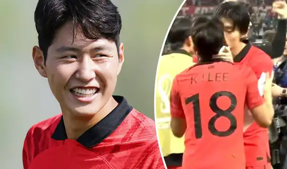 Qatar 2022: ¿quién es Lee Kang In, el jugador que besó el ‘9′ de Corea en celebración de victoria?