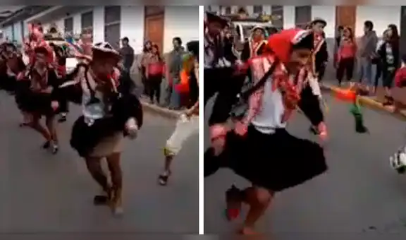 Facebook: jóvenes sorprenden al danzar vestidos de mujer porque no tenían pareja de baile [VIDEO] 