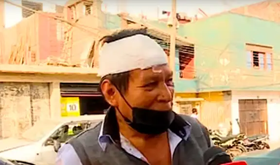 SJL: sujeto robó y le rompió la cabeza a chofer del corredor morado tras fingir ser pasajero