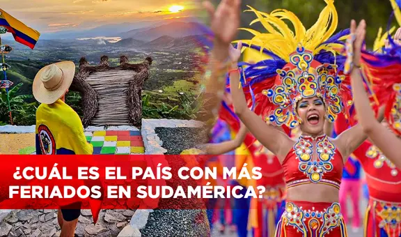 ¿Cuál es el país que da más feriados a las personas en Sudamérica?