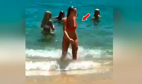 Facebook viral: comenzó a filmar unas bellas chicas en bikini y su esposa reaccionó así [VIDEO]