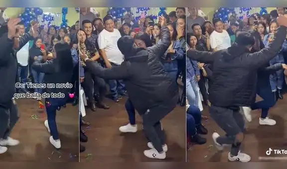 TikTok: joven baila huaylas para lucirse con la familia de su novia y sus pasos se vuelven virales