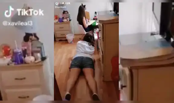 Madre protagoniza divertida escena para ayudar a su hija con su exposición durante clase virtual [VIDEO]