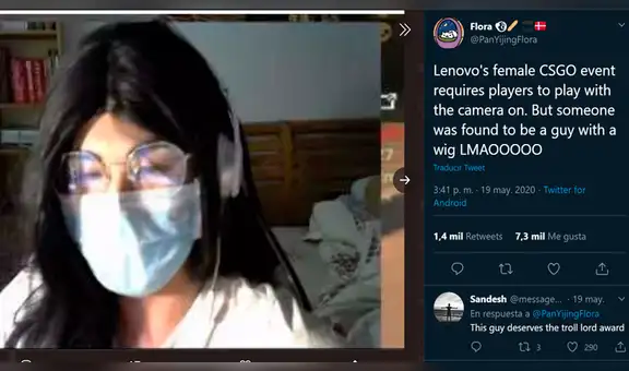 Descubren a hombre jugando en torneo de Counter Strike para chicas [FOTOS]