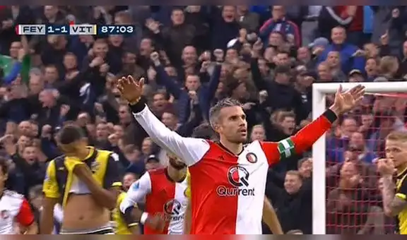 Robin Van Persie anotó un golazo y a los pocos minutos lo expulsan [VIDEO]