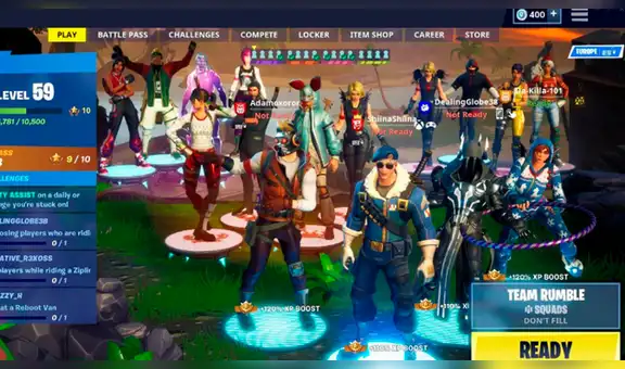 Fortnite: equipos con más de 10 usuarios ya están disponibles para estos modos de juego [VIDEO]