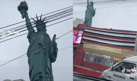 Peruano muestra Estatua de la Libertad y asegura estar en Nueva York, pero un detalle lo delata