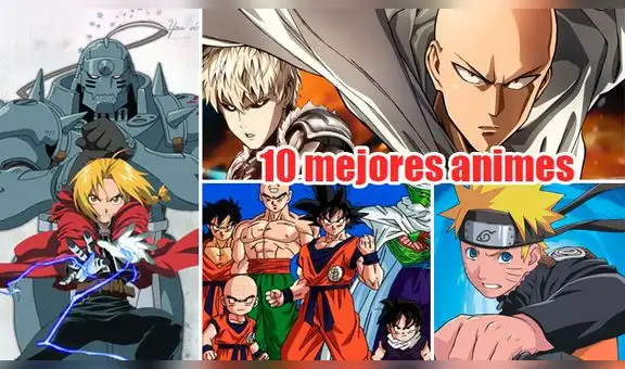 Naruto, Dragon Ball, FMAB y One Punch Man como los mejores animes shonen del mundo
