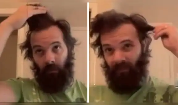 Facebook: tenía aspecto de ‘hombre lobo’, se corta el cabello y su nuevo look enamora a miles [VIDEO]