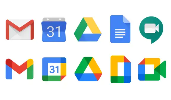 Google: así puedes traer de vuelta los viejos íconos de Gmail, Drive y Meet