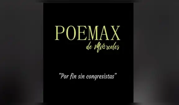 Artista peruano ‘trolea’ a políticos dedicándoles un poema por el cierre del Congreso [VIDEO]