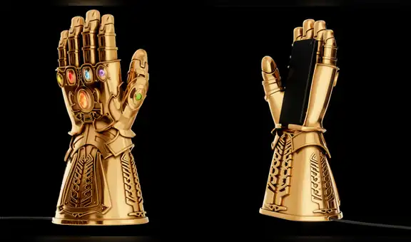 Así luce la réplica exacta del Guantelete del Infinito que carga el smartphone