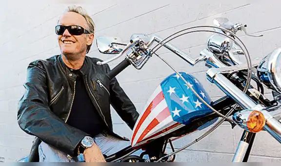 Peter Fonda se fue en su moto Capitán América