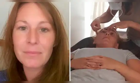 Mujer queda irreconocible tras acudir a ‘spa’ para tener las cejas perfectas [FOTOS]