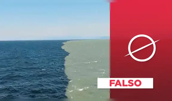El viral del supuesto lugar donde dos océanos ‘se tocan sin mezclarse’ no fue grabado en Chile