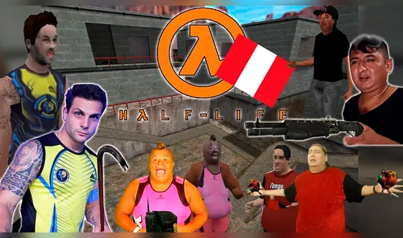 ¡Una partida histórica! Nicola Porcella, ‘Tapir 590’, ‘Mayimbu’ y Tongo se enfrentan en Half Life [VIDEO]