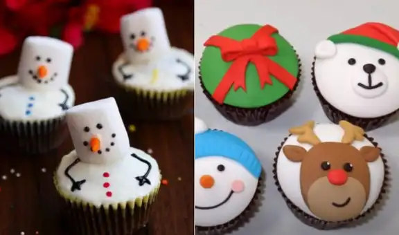 Las mejores ideas para decorar cupcakes navideños: paso a paso