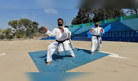 Chiclayo: reactivan escuela municipal de karate en modalidad virtual