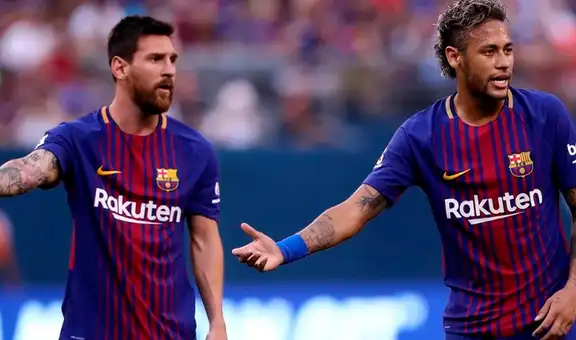 Neymar: “En Barcelona él (Messi) era protagonista, el equipo siempre hacía lo que pedía”