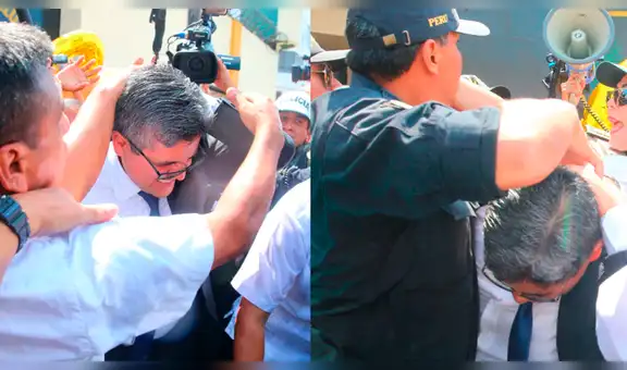 Domingo Pérez fue agredido por simpatizantes de Keiko al salir del penal [VIDEO]