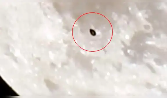YouTube viral: Astrónomo graba momento exacto en que OVNI pasa frente a la luna a toda velocidad [VIDEO]