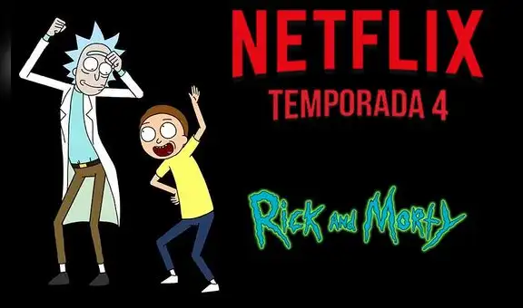 Rick y Morty: Netflix tendrá disponible la cuarta temporada