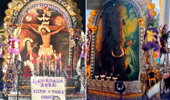 Ayacucho: Imagen del Señor de los Milagros se incendió en iglesia