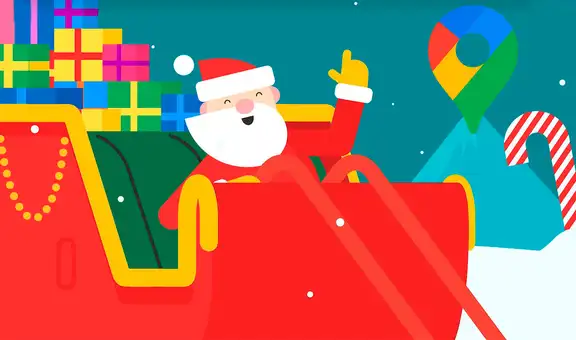 Google Maps: ¿cómo seguir EN VIVO el viaje de Papá Noel por el mundo desde tu celular o PC?