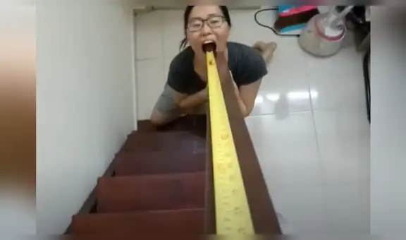 Joven pareja crea divertido juego en medio de la cuarentena y sorprenden a miles [VIDEO]