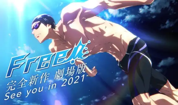 Free!: revelan nuevo tráiler promocional para película del anime [VIDEO]  