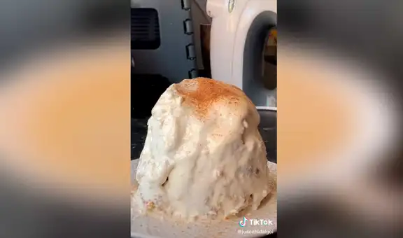 Peruano enseña a preparar torta tres leches en una taza y resultado es viral