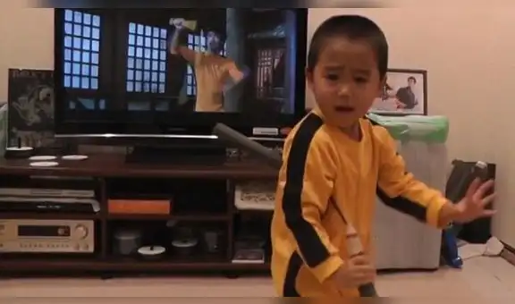 Youtube: Niño que imita a Bruce Lee causa furor en redes [VIDEO]