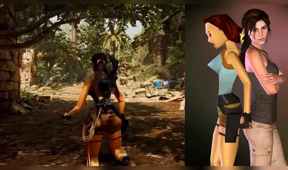 Shadow of the Tomb Raider: Lara Croft de PS1 aparece en videojuego en forma de tributo [VIDEO]