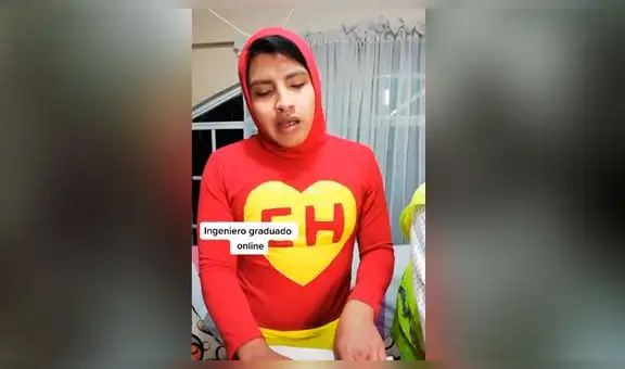 Joven se vuelve viral en TikTok por hacer divertida parodia de ‘El Chapulín Colorado’ [VIDEO]