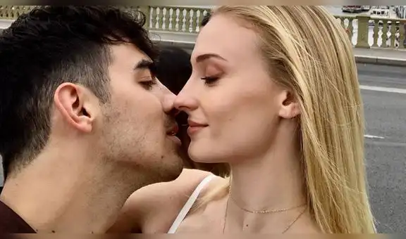 Sophie Turner se casó con Joe Jonas: primeras imágenes de su vestido de novia
