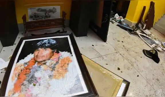 Destrozan la casa de Evo Morales después que renunció a la presidencia de Bolivia [VIDEO]
