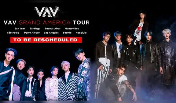 VAV: grupo K-pop pospone fechas de su gira latinoamericana por coronavirus