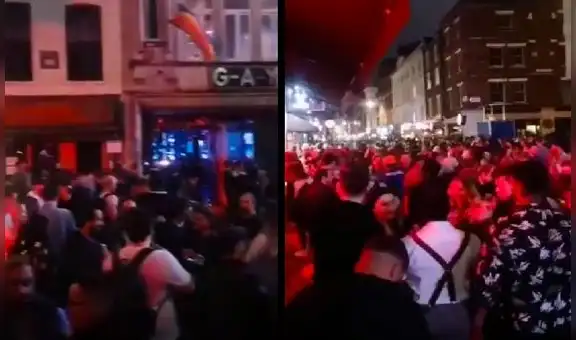 “Todo fuera de control”: desnudos, alcohol y sangre tras reapertura de pubs en Inglaterra