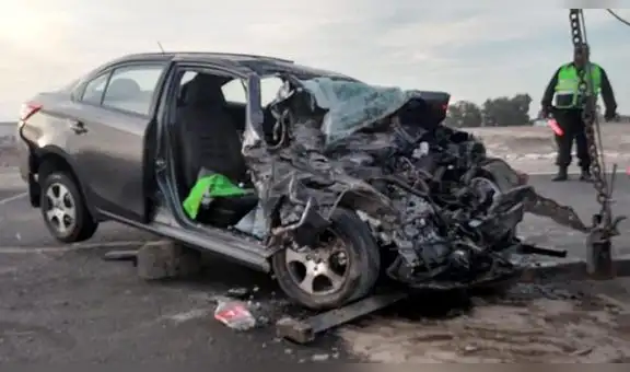 Policía y acompañante mueren en accidente de tránsito en Tacna