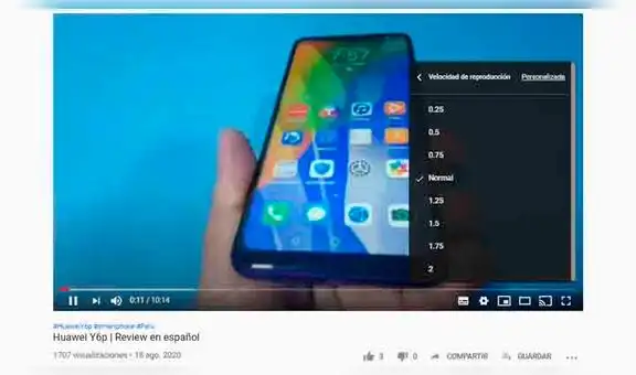 YouTube y el truco para acelerar la reproducción de videos [FOTOS]