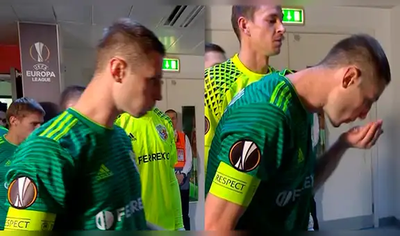 YouTube: Jugador se refrescó la cara con su propia saliva [VIDEO]