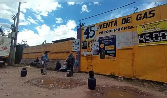 Gas a 45 soles en Cusco: forman cola tras anuncio de empresa de ofertar el balón de 10 kilos