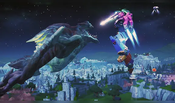 Fortnite: Mejores videos de la pelea entre el robot y el monstruo por evento de la temporada 9