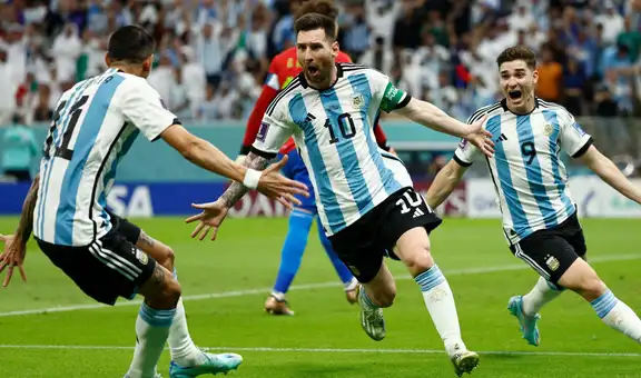 ¡Argentina sueña con los octavos de final! Con un gol de Messi, derrotaron 2-0 a México