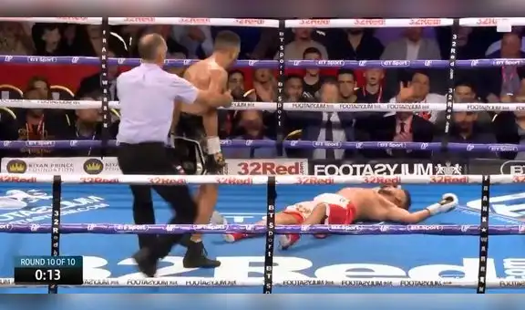 Boxeador pierde por nocaut tras hacer burlas a su rival [VIDEO]