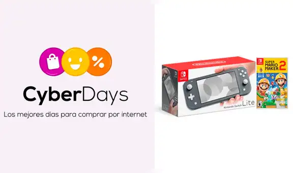 Cyber Days: los increíbles bajos precios de la Nintendo Switch Lite en Perú