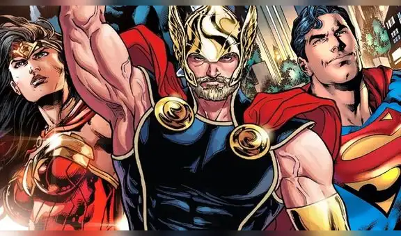 ¿Un nuevo crossover? Superman y Wonder Woman sí levantaron el Mjolnir de Thor