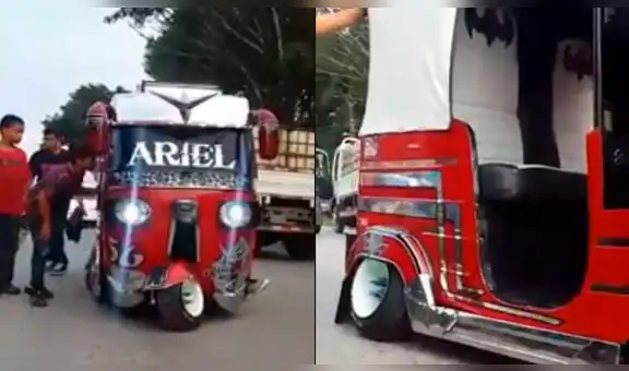 Facebook: Joven exhibe su mototaxi ‘tuneada’ y causa furor en redes [VIDEO]
