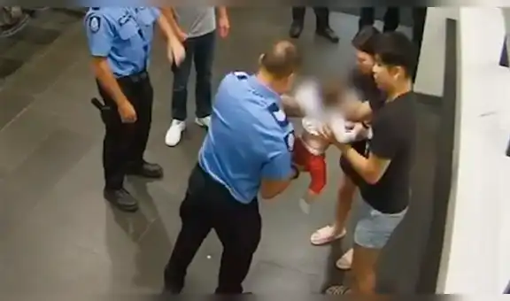 Milagro de Navidad: policía salva a bebé de ahogarse en Nochebuena [VIDEO]